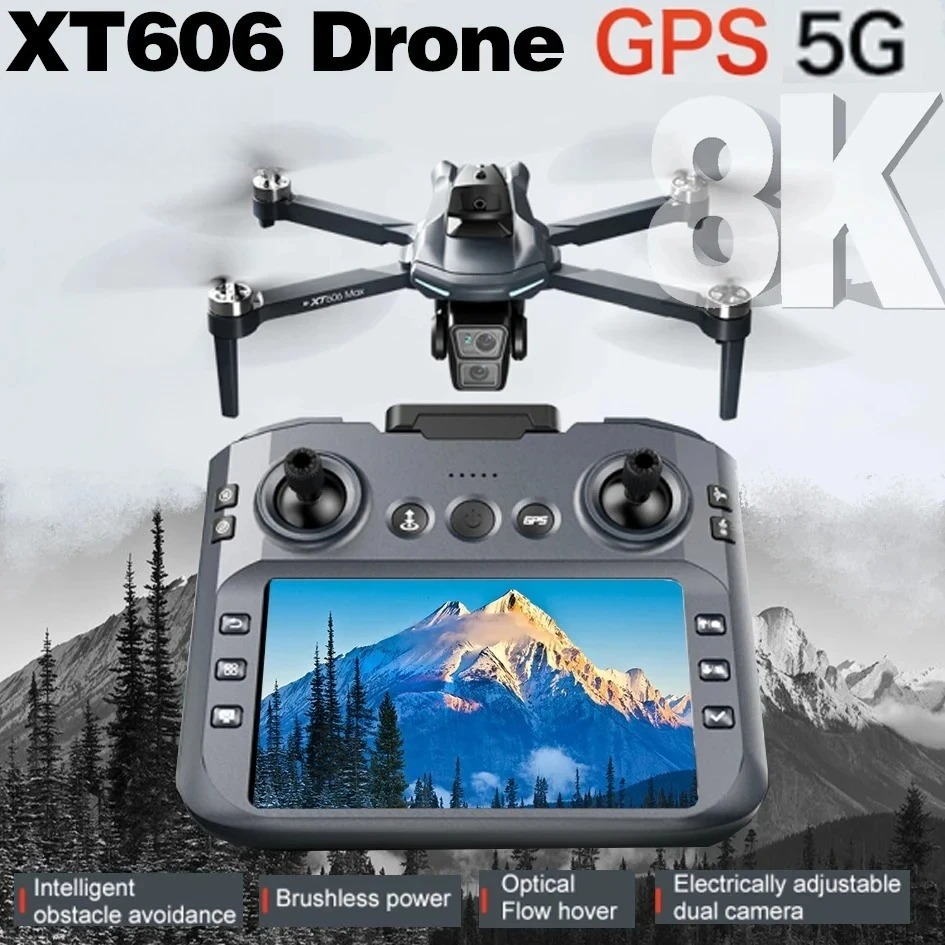 Drone Surveying - โดรนรุ่น Original XT606 ระดับมืออาชีพ กล้อง 8K