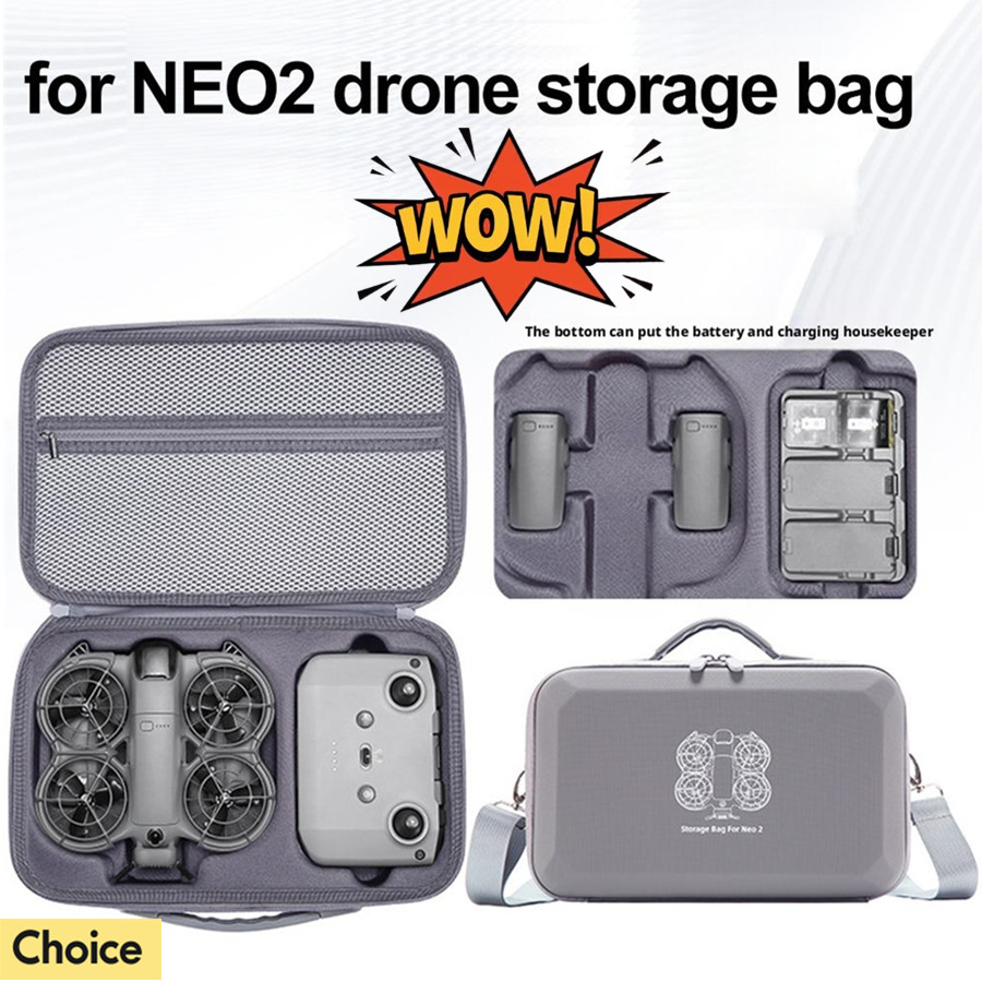 Drone Lidar - กระเป๋าใส่ DJI NEO 2 แบบกันน้ำสำหรับอุปกรณ์เสริมโดรน