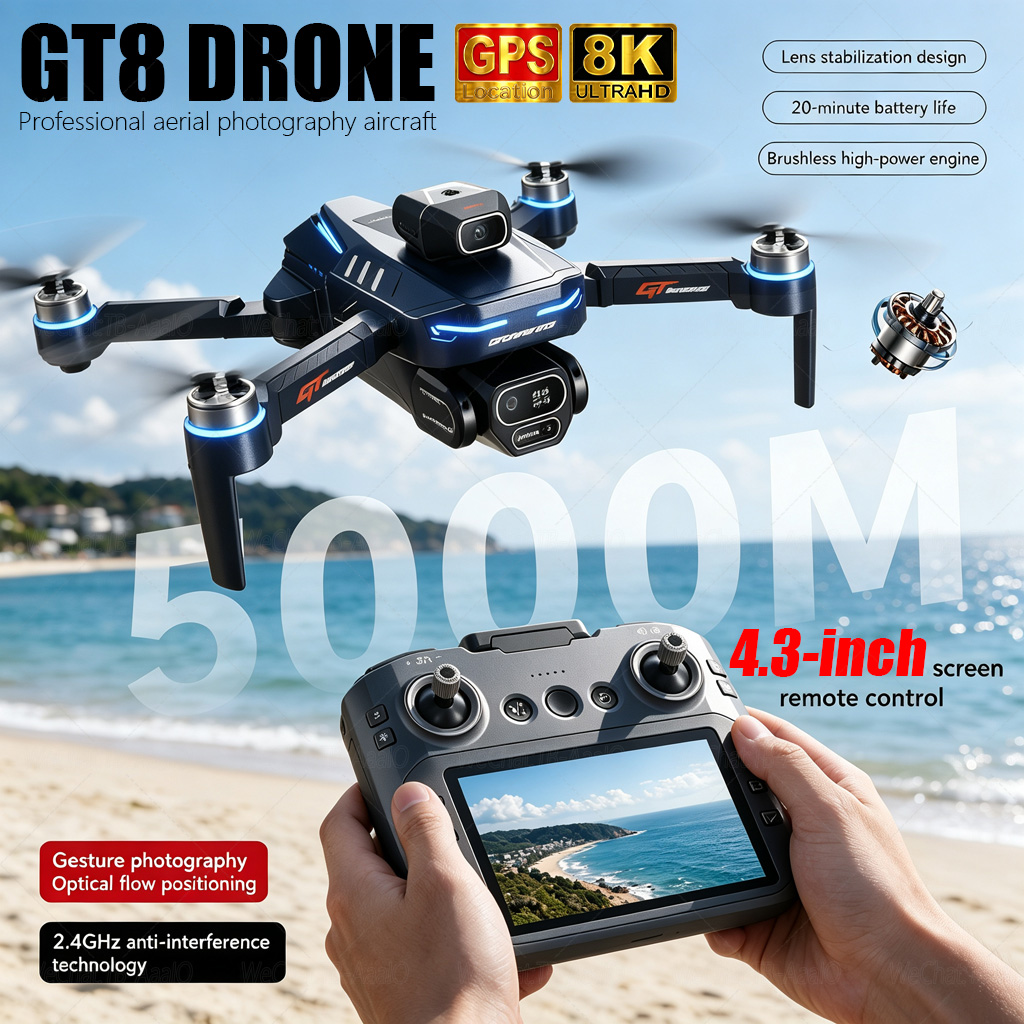Drone Multispectral - โดรน NEW GT8 HD RC 4K