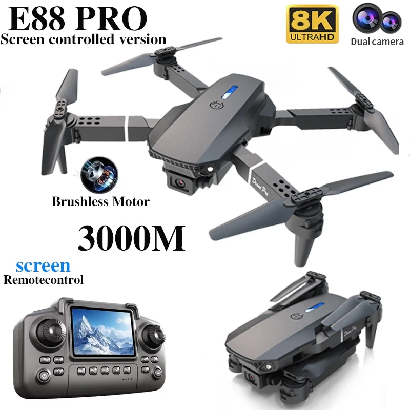 Professional E88 PRO Drone หน้ - Drone Surveying บทวิจารณ์และราคา