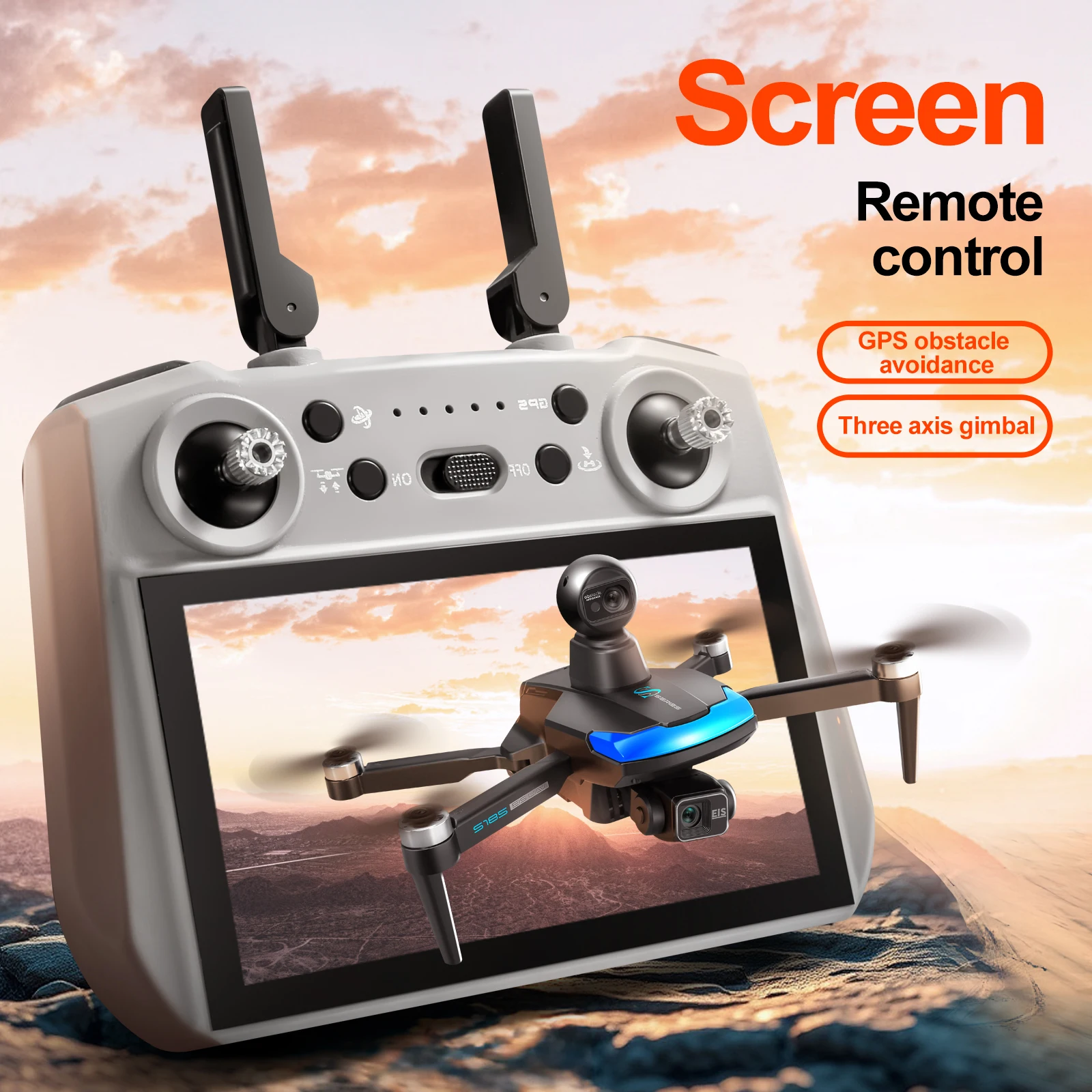 S185 Professional Drone 2.7K H - Drone Surveying บทวิจารณ์และราคา