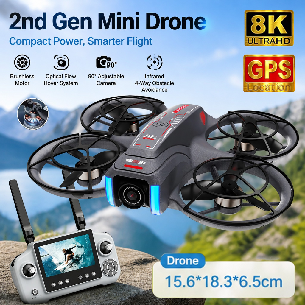 โดรนของเล่น AE21 Mini กล้องคู่ - Drone Surveying บทวิจารณ์และราคา